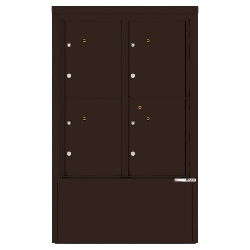 Load image into Gallery viewer, 4CADD-4P-D - 4 Parcel Lockers - 4C Depot Mailbox Module