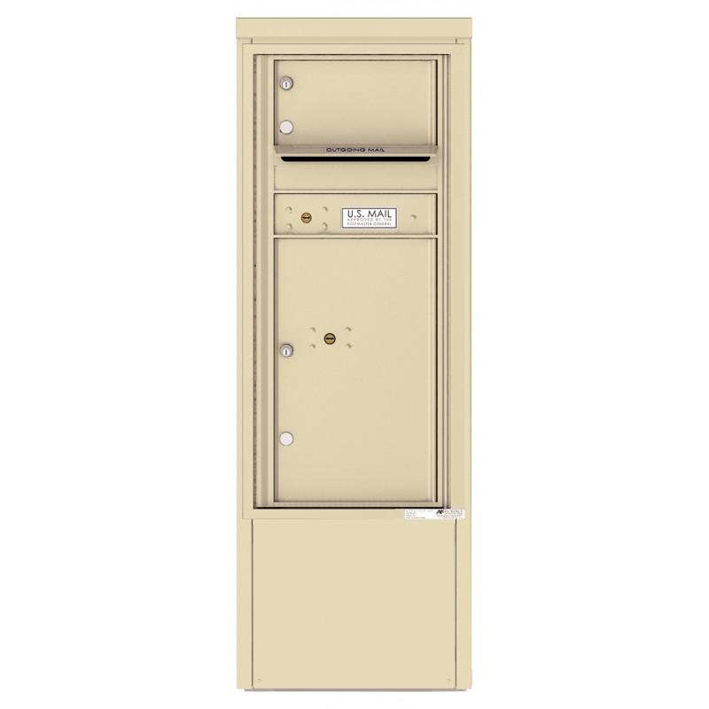 Load image into Gallery viewer, 4CADS-01-D - 1 Tenant Door with 1 Parcel Locker and Outgoing Mail Compartment - 4C Depot Mailbox Module