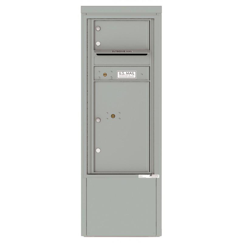 Load image into Gallery viewer, 4CADS-01-D - 1 Tenant Door with 1 Parcel Locker and Outgoing Mail Compartment - 4C Depot Mailbox Module