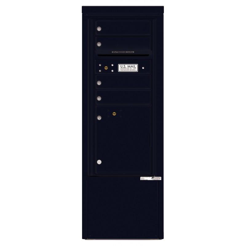 Load image into Gallery viewer, 4CADS-04-D - 4 Tenant Doors with 1 Parcel Locker and Outgoing Mail Compartment - 4C Depot Mailbox Module