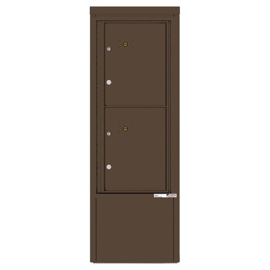 4CADS-2P-D - 2 Parcel Lockers - 4C Depot Mailbox Module