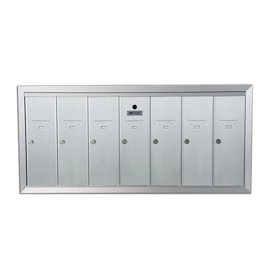 12507 - Standard 7 Door Vertical Mailbox Unit - Front Loading