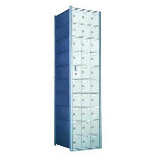1600103A - Standard 30 Door Horizontal Mailbox Unit - Front Loading - (29 Useable; 10 High)