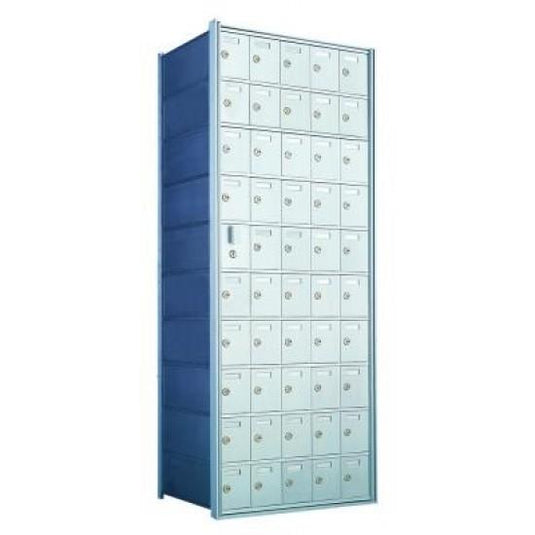 1600105-SP - Custom 50 Door Horizontal Mailbox Unit - Front Loading - (49 Useable; 10