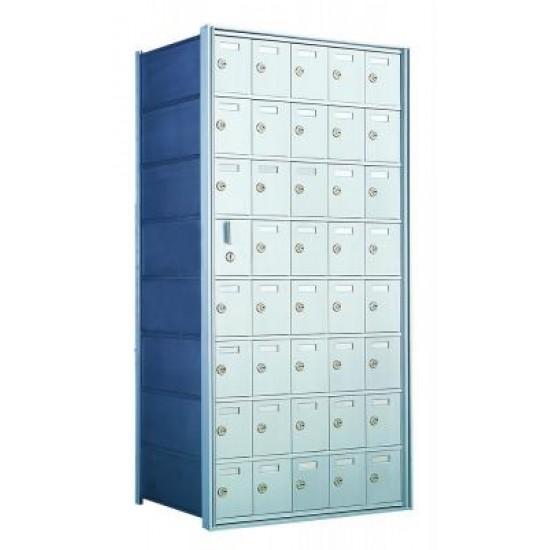 160085A - Standard 40 Door Horizontal Mailbox Unit - Front Loading - (39 Useable; 8