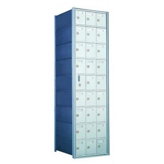160093A - Standard 27 Door Horizontal Mailbox Unit - Front Loading - (26 Useable; 8 High)