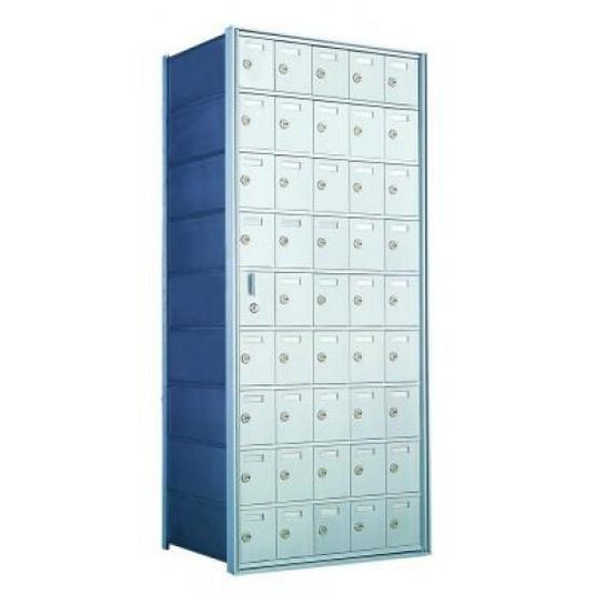160095A - Standard 45 Door Horizontal Mailbox Unit - Front Loading - (44 Useable; 9