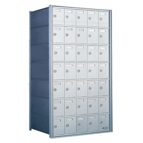 Load image into Gallery viewer, 170075A - Standard 35 Door 7 High Horizontal Mailbox Unit - Rear Loading

