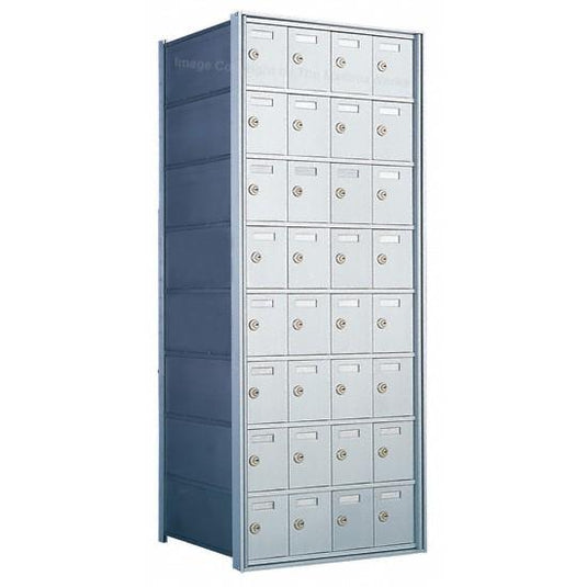 170084-SP - Custom 32 Door 8 High Horizontal Mailbox Unit - Rear Loading