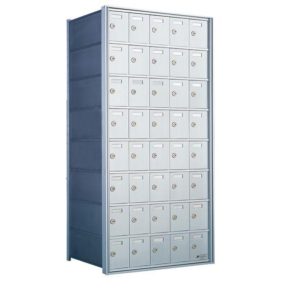 Load image into Gallery viewer, 170085-SP - Custom 40 Door 8 High Horizontal Mailbox Unit - Rear Loading
