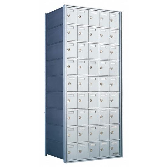 170095-SP - Custom 45 Door 9 High Horizontal Mailbox Unit - Rear Loading