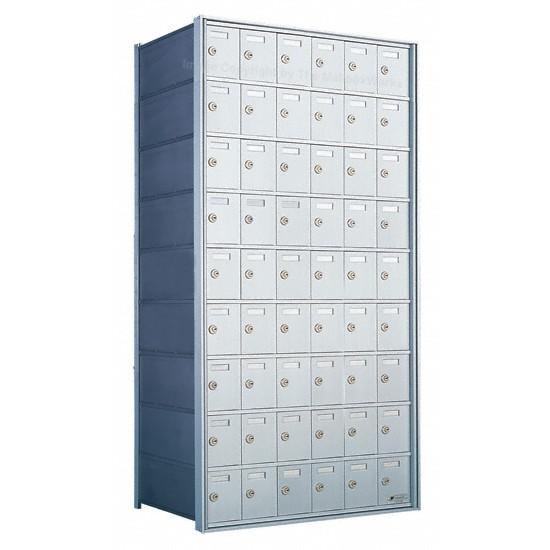 170096A - Standard 54 Door 9 High Horizontal Mailbox Unit - Rear Loading