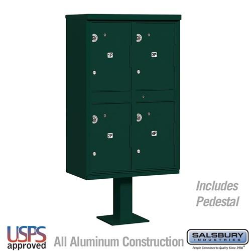 Load image into Gallery viewer, Salsbury Outdoor Parcel Locker with 4 Compartments with USPS Access – Type II
