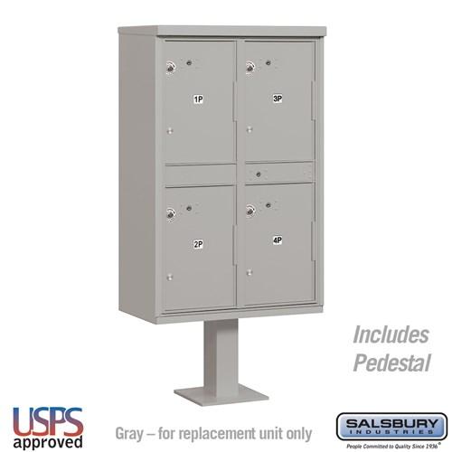 Load image into Gallery viewer, Salsbury Outdoor Parcel Locker with 4 Compartments with USPS Access – Type II
