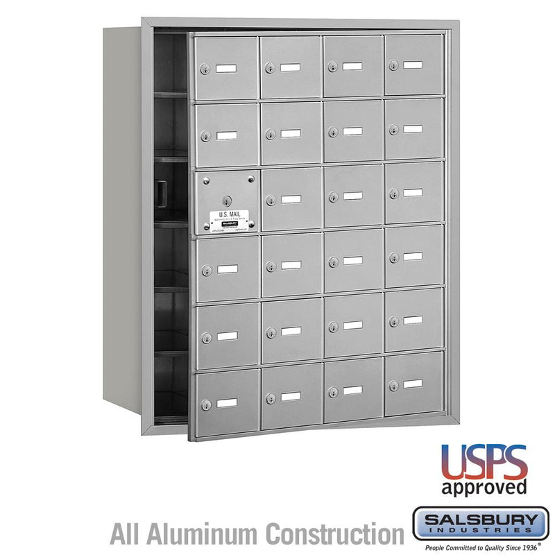 Load image into Gallery viewer, Salsbury 4B+ Horizontal Mailbox - 24 A Doors (23 usable) - Front Loading - USPS Access
