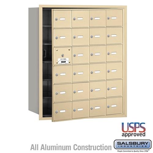 Load image into Gallery viewer, Salsbury 4B+ Horizontal Mailbox - 24 A Doors (23 usable) - Front Loading - USPS Access
