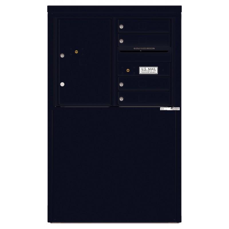 Load image into Gallery viewer, 4C06D-04-D - 4 Tenant Doors with 1 Parcel Locker and Outgoing Mail Compartment - 4C Depot Mailbox Module
