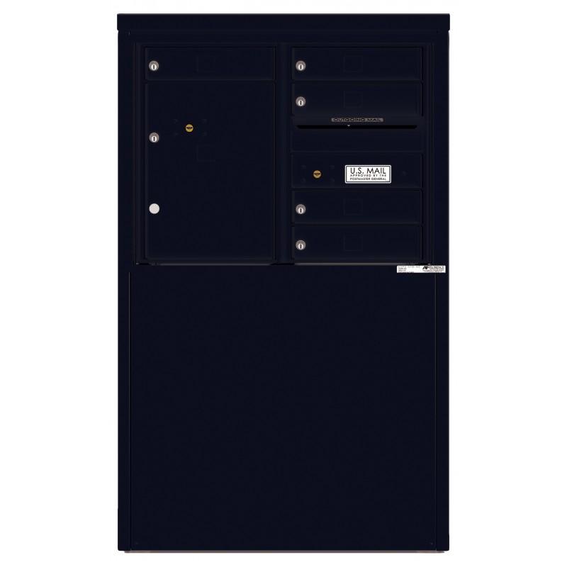 Load image into Gallery viewer, 4C06D-05-D - 5 Tenant Doors with 1 Parcel Locker and Outgoing Mail Compartment - 4C Depot Mailbox Module
