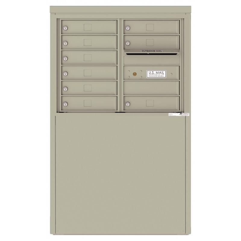 Load image into Gallery viewer, 4C06D-09-D - 9 Tenant Doors and Outgoing Mail Compartment - 4C Depot Mailbox Module
