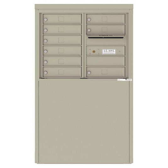 4C06D-09-D - 9 Tenant Doors and Outgoing Mail Compartment - 4C Depot Mailbox Module