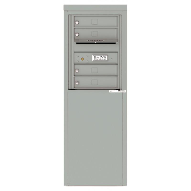 Load image into Gallery viewer, 4C06S-04-D - 4 Tenant Doors with one Outgoing Mail Compartment - 4C Depot Mailbox Module
