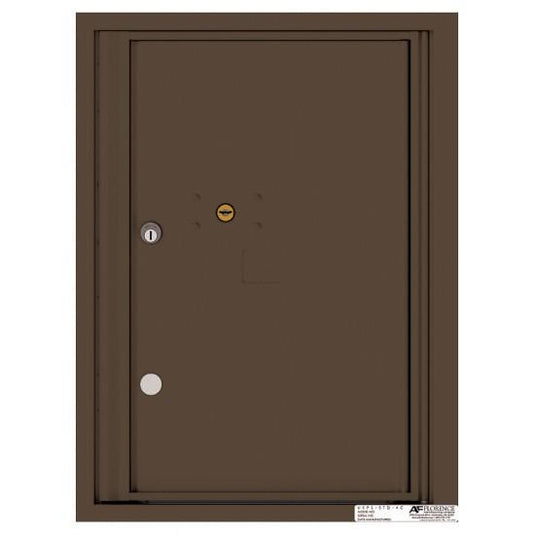 4C06S-1P - 1 Parcel Door Unit - 4C Wall Mount 6-High