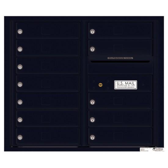 Load image into Gallery viewer, 4C07D-12 - 12 Tenant Doors with Outgoing Mail Compartment - 4C Wall Mount 7-High Mailboxes
