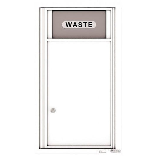 4C08S-BIN - Trash/Recycling Bin - 4C Wall Mount 8-High