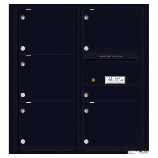 Load image into Gallery viewer, 4C09D-06 - 6 Tenant Doors with Outgoing Mail Compartment - 4C Wall Mount 9-High Mailboxes
