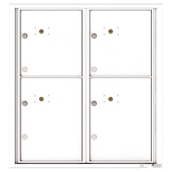 Load image into Gallery viewer, 4C09D-4P - 4 Parcel Doors Unit - 4C Wall Mount 9-High
