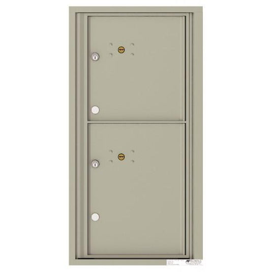 4C09S-2P - 2 Parcel Doors Unit - 4C Wall Mount 9-High