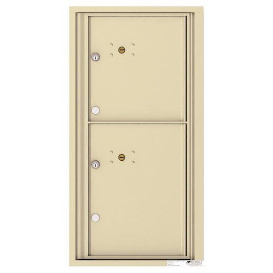 4C09S-2P - 2 Parcel Doors Unit - 4C Wall Mount 9-High