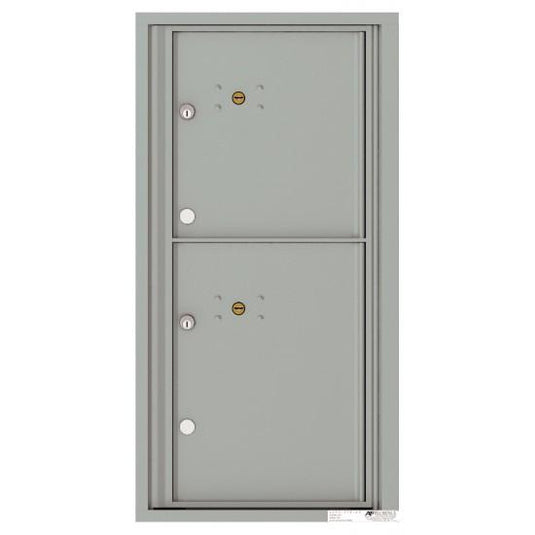 4C09S-2P - 2 Parcel Doors Unit - 4C Wall Mount 9-High