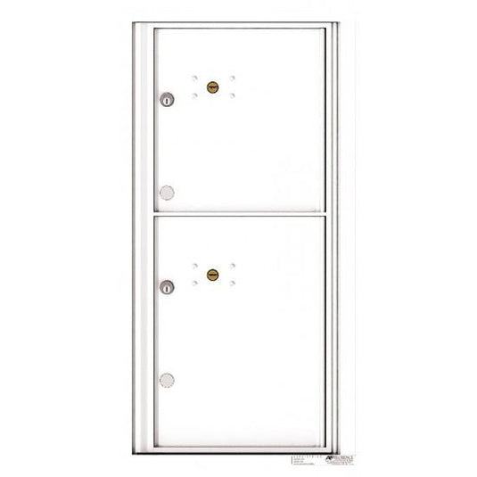 4C09S-2P - 2 Parcel Doors Unit - 4C Wall Mount 9-High