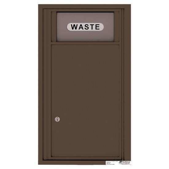 4C09S-BIN - Trash/Recycling Bin - 4C Wall Mount 9-High