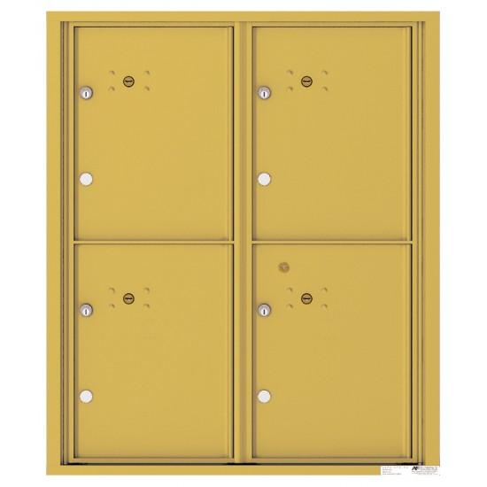 Load image into Gallery viewer, 4CADD-4P - 4 Parcel Doors Unit - 4C Wall Mount ADA Height
