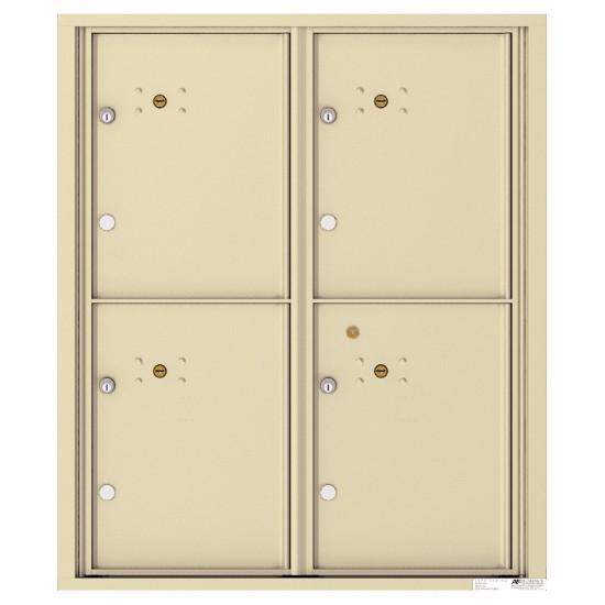 Load image into Gallery viewer, 4CADD-4P - 4 Parcel Doors Unit - 4C Wall Mount ADA Height
