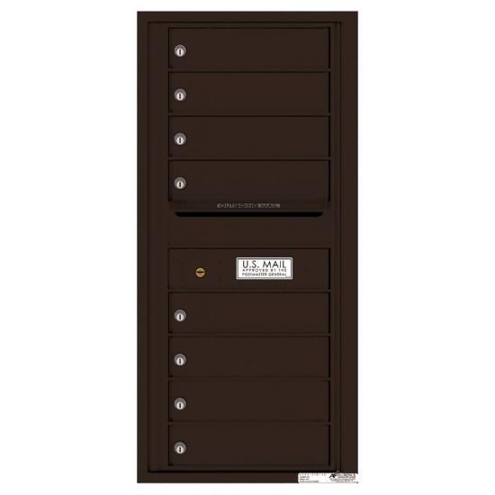 Load image into Gallery viewer, 4C10S-08 - 8 Tenant Doors with Outgoing Mail Compartment - 4C Wall Mount 10-High Mailboxes
