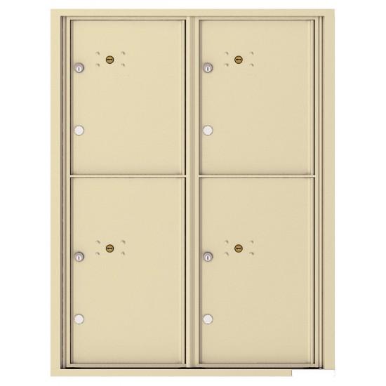 Load image into Gallery viewer, 4C11D-4P - 4 Parcel Doors Unit - 4C Wall Mount 11-High
