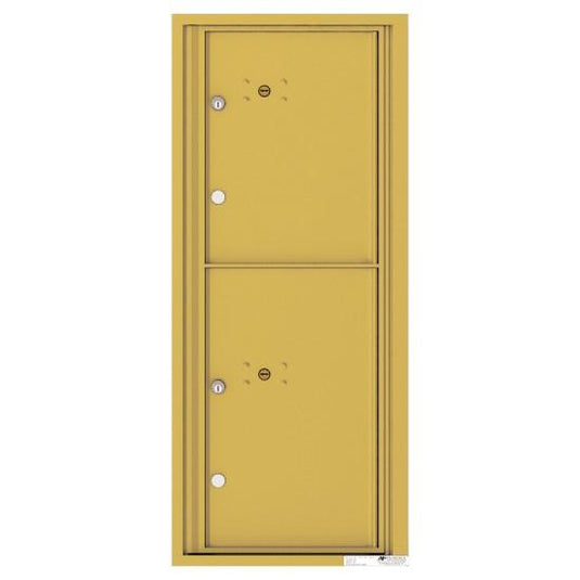 4C11S-2P - 2 Parcel Doors Unit - 4C Wall Mount 11-High