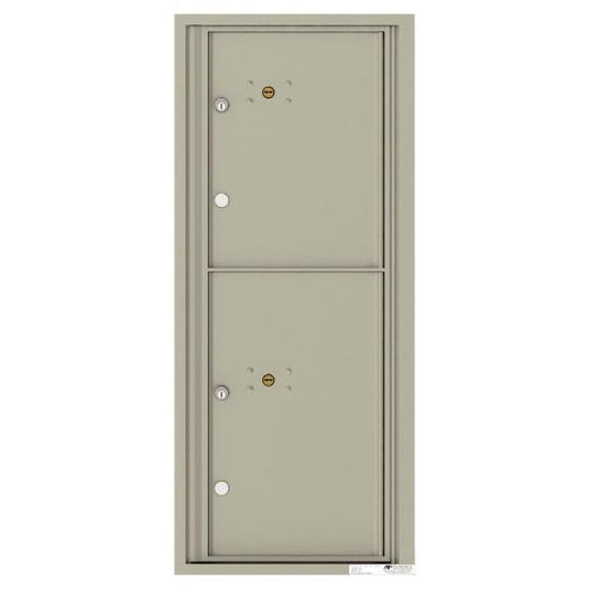 4C11S-2P - 2 Parcel Doors Unit - 4C Wall Mount 11-High