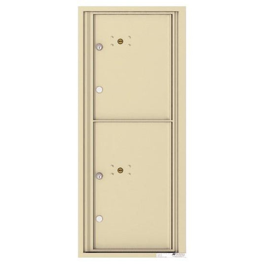 4C11S-2P - 2 Parcel Doors Unit - 4C Wall Mount 11-High