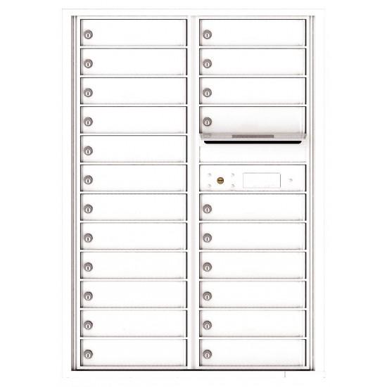 Load image into Gallery viewer, 4C12D-22 - 22 Tenant Doors with Outgoing Mail Compartment - 4C Wall Mount 12-High Mailboxes
