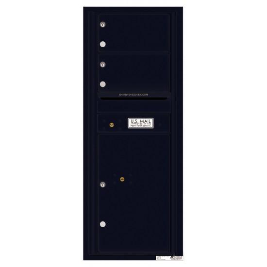 Load image into Gallery viewer, 4C12S-02 - 2 Oversized Tenant Doors with 1 Parcel Locker and Outgoing Mail Compartment - 4C Wall Mount 12-High Mailboxes
