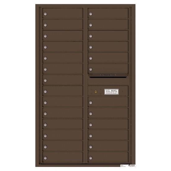 4C14D-26 - 26 Tenant Doors and Outgoing Mail Compartment - 4C Wall Mount 14-High Mailboxes