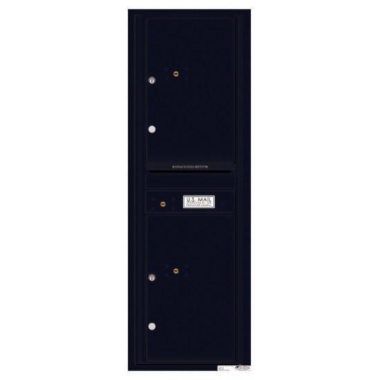 Load image into Gallery viewer, 4C14S-2P - 2 Parcel Doors with 1 Outgoing Mail Compartment Unit - 4C Wall Mount 14-High
