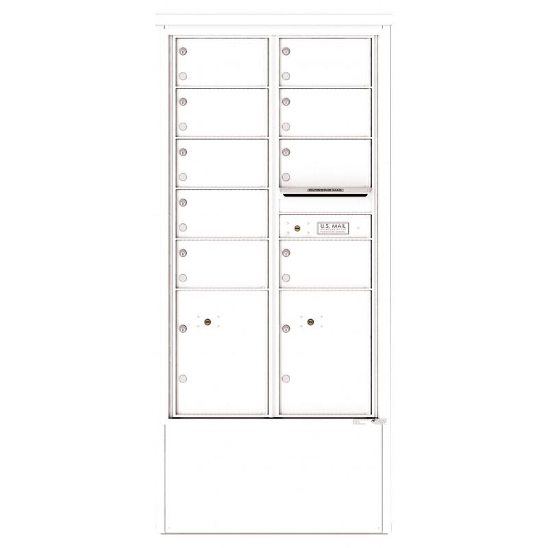 Load image into Gallery viewer, 4C15D-09-D - 9 Tenant Doors with 2 Parcel Lockers and Outgoing Mail Compartment - 4C Depot Mailbox Module
