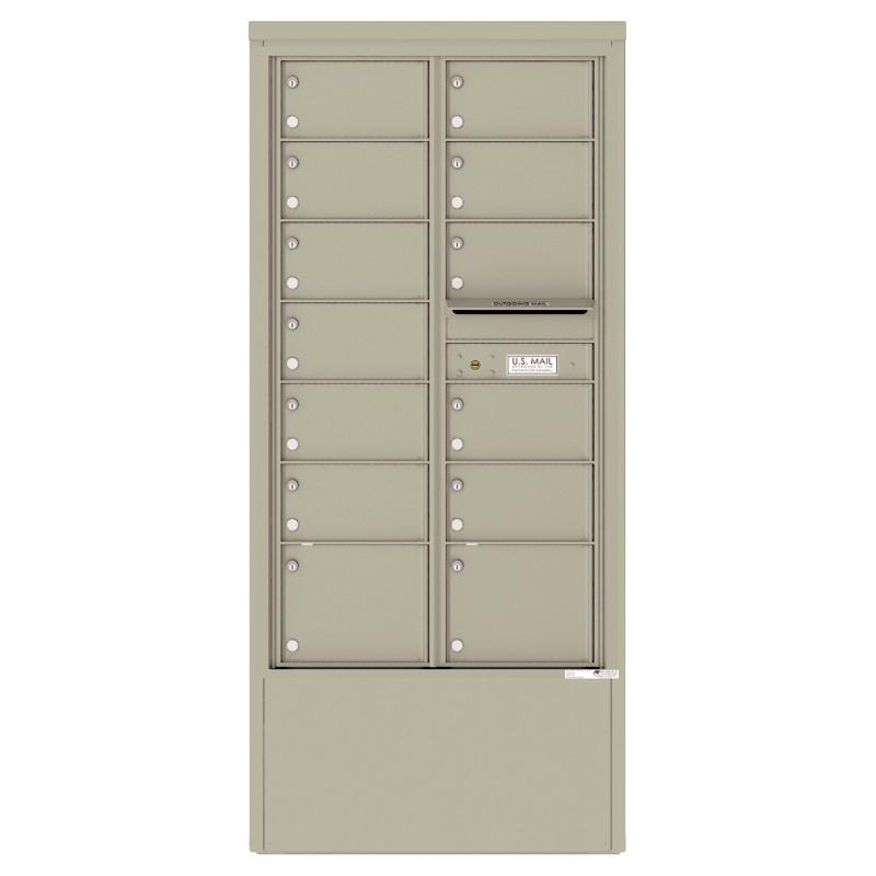 Load image into Gallery viewer, 4C15D-13-D - 13 Tenant Doors and Outgoing Mail Compartment - 4C Depot Mailbox Module
