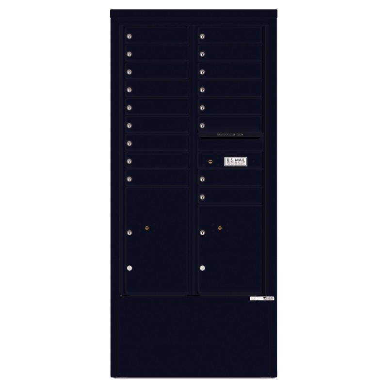 Load image into Gallery viewer, 4C15D-17-D - 17 Tenant Doors with 2 Parcel Lockers and Outgoing Mail Compartment - 4C Depot Mailbox Module
