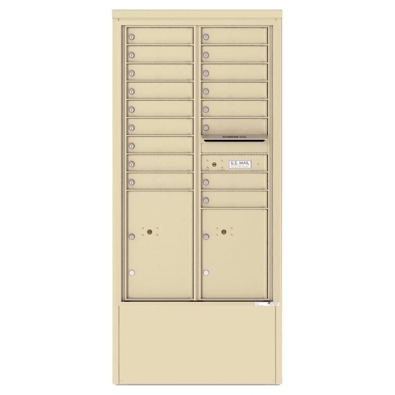 Load image into Gallery viewer, 4C15D-17-D - 17 Tenant Doors with 2 Parcel Lockers and Outgoing Mail Compartment - 4C Depot Mailbox Module
